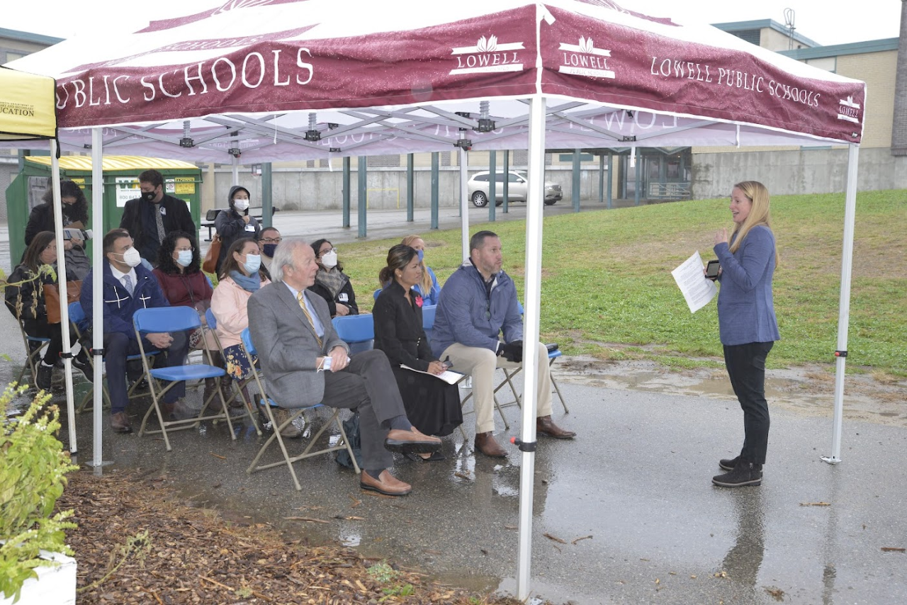 Senator Ed Kennedy Celebrates Farm-to-School Month at the STEM Academy