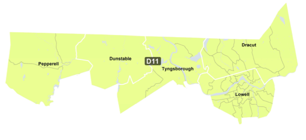 CHANGES TO THE FIRST MIDDLESEX STATE SENATE DISTRICT ARE COMING IN 2023.