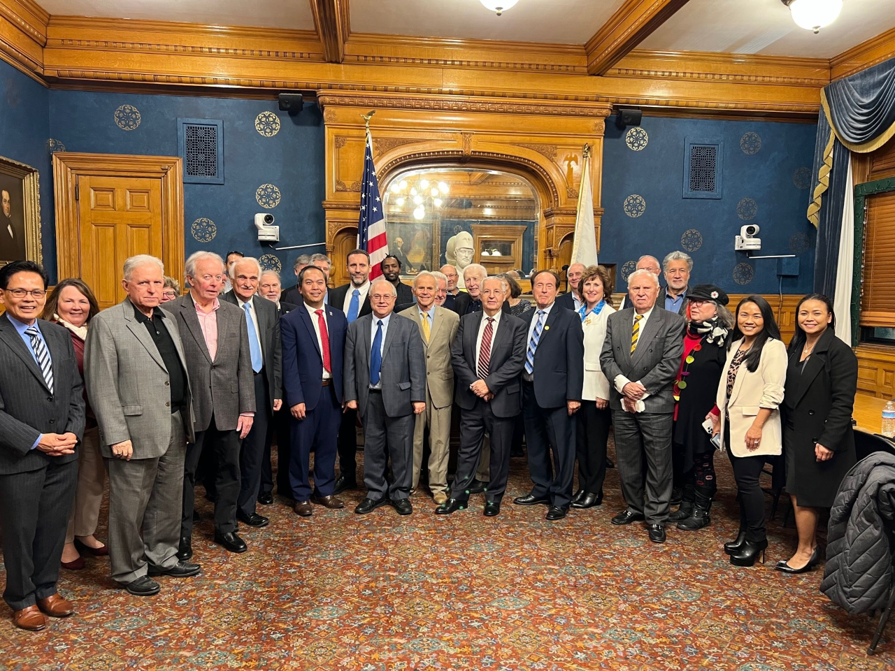 State Senator Ed Kennedy Attends Reception For The Lowell Delegation To ...